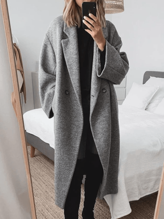 Wintermantel für Damen, lang, klassisches Design | Wärme 0