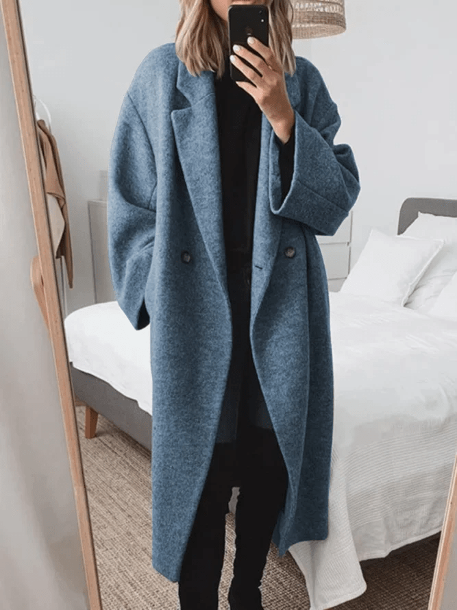 Wintermantel für Damen, lang, klassisches Design | Wärme 2