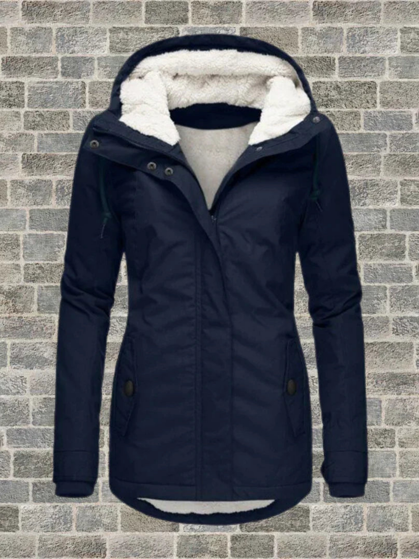 Wintermantel mit Kapuze für Damen | Normale Passform 2