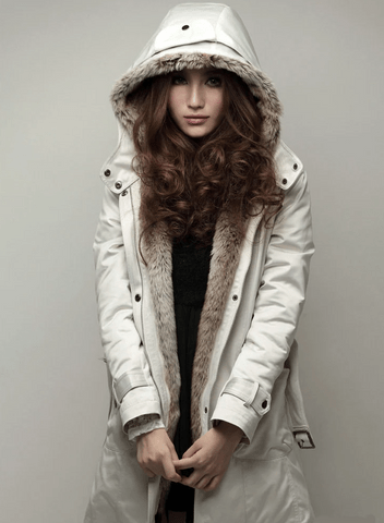 Wintermantel mit Kunstfellfutter für Damen | Elegante Passform 1