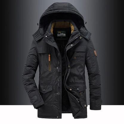 Winterparka für Herren | Wasserabweisend, verstellbare Kapuze