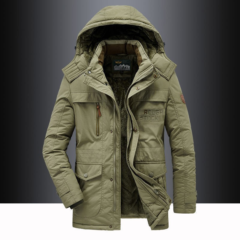 Winterparka für Herren | Wasserabweisend, verstellbare Kapuze