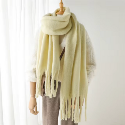 Winterschal für Damen | Dickes Pashmina-Design