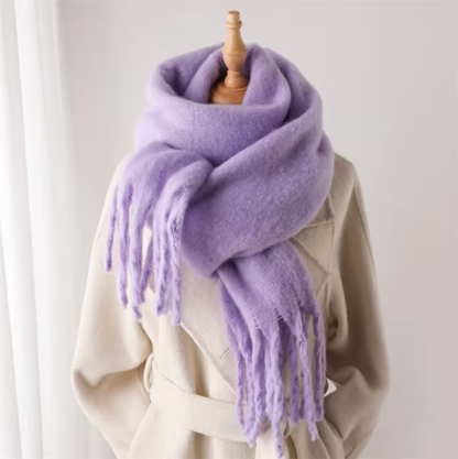 Winterschal für Damen | Dickes Pashmina-Design