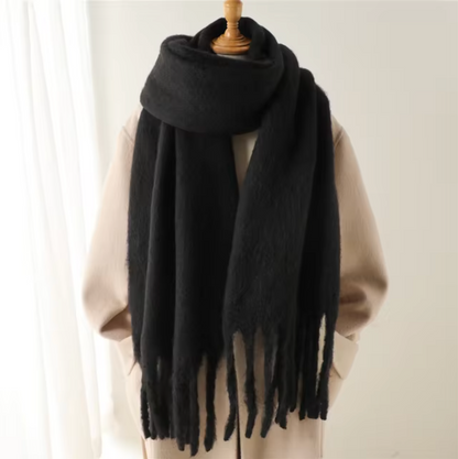 Winterschal für Damen | Dickes Pashmina-Design