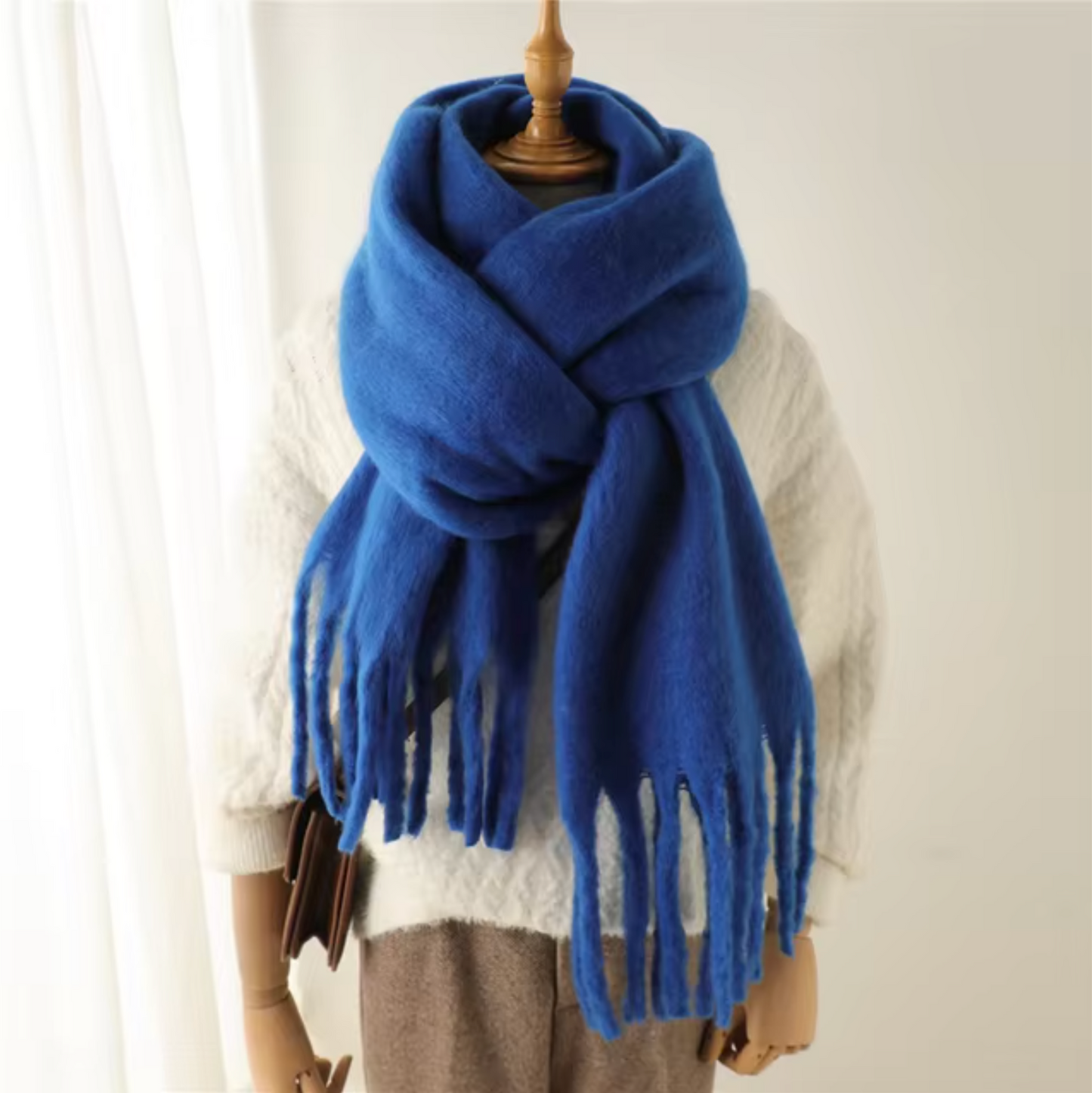 Winterschal für Damen | Dickes Pashmina-Design 7
