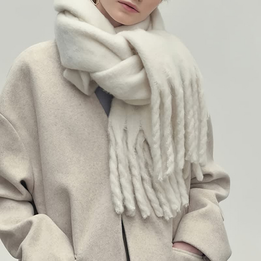 Winterschal für Damen | Gestricktes klassisches Design 0