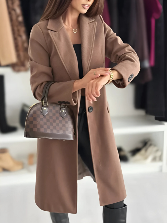 Wolljacke für Damen, minimalistisches Design | Winter 0