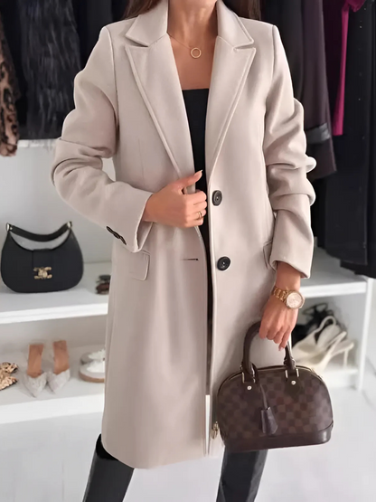 Wolljacke für Damen, minimalistisches Design | Winter 4