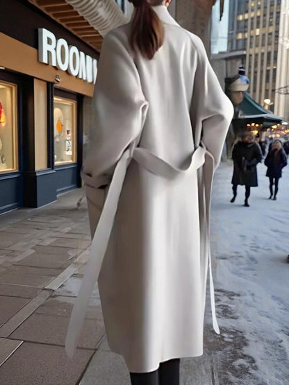 Wollmantel Damen | Knopfverschluss 1