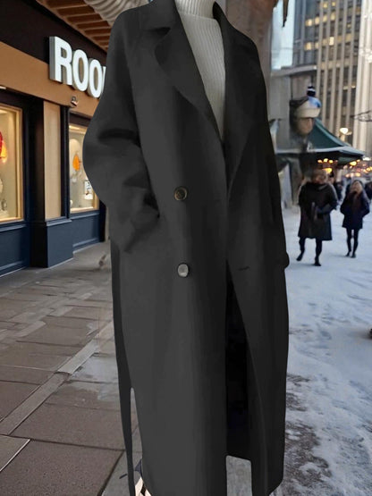 Wollmantel Damen | Knopfverschluss 3