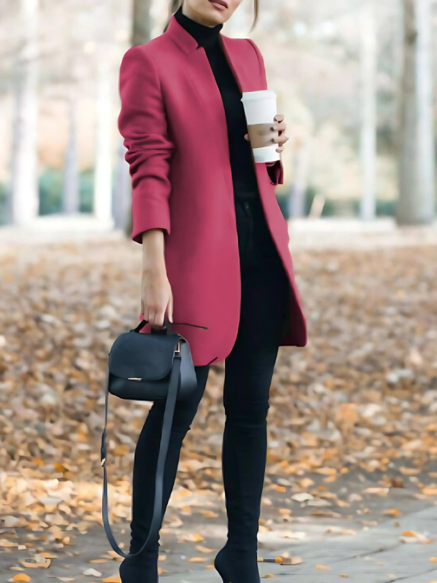 Wollmantel für Damen mit Stehkragen | Winter 10