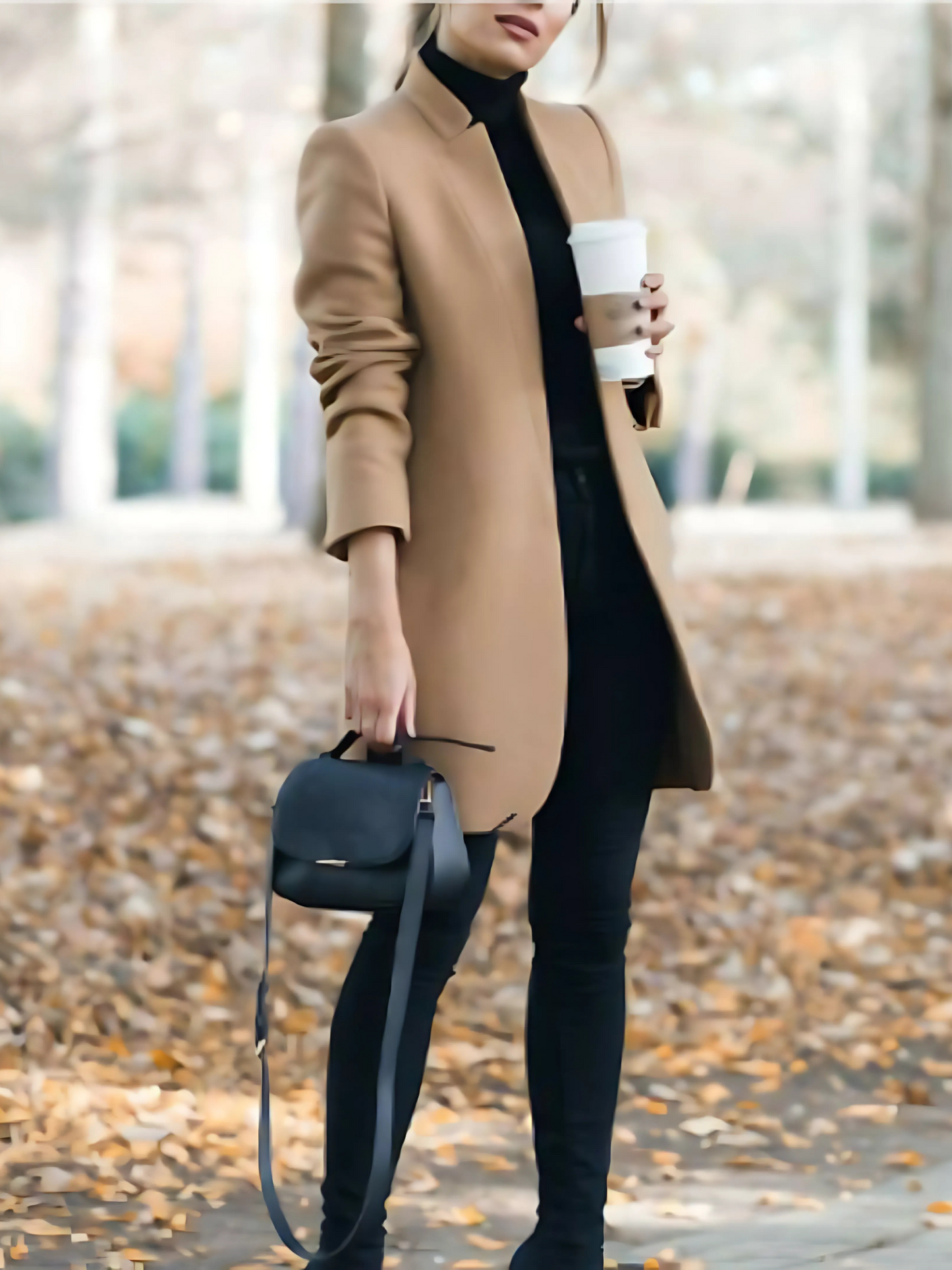 Wollmantel für Damen mit Stehkragen | Winter 3
