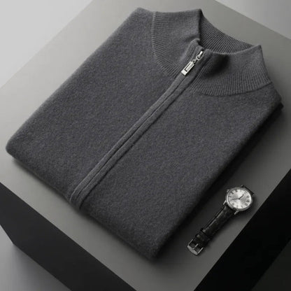 Wollweste mit durchgehendem Reißverschluss für Herren | Ärmellos 2