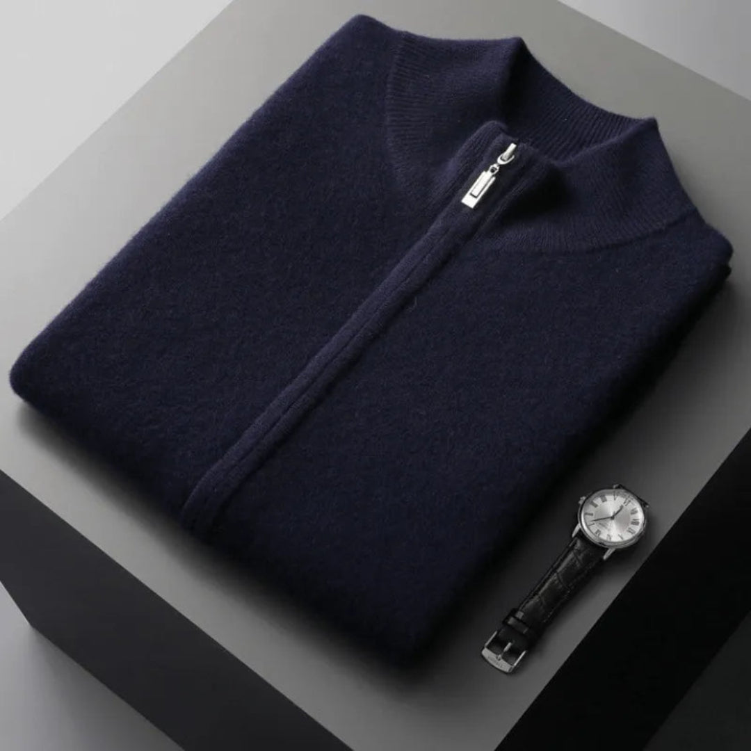 Wollweste mit durchgehendem Reißverschluss für Herren | Ärmellos 3