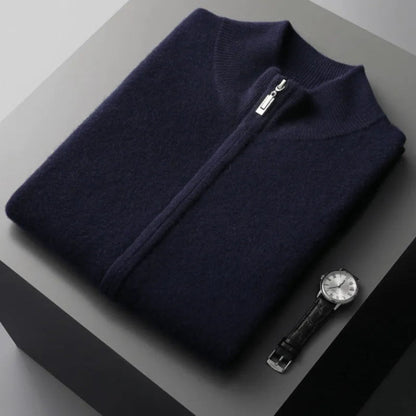 Wollweste mit durchgehendem Reißverschluss für Herren | Ärmellos 3