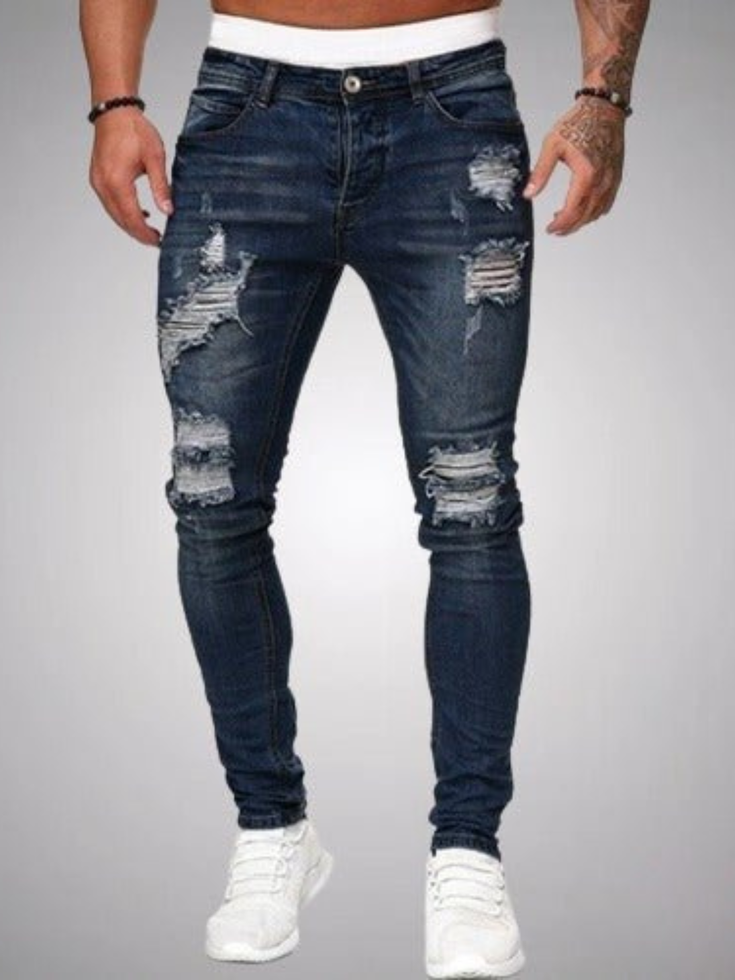 Zerrissene Jeans für Herren | Slim Fit 3
