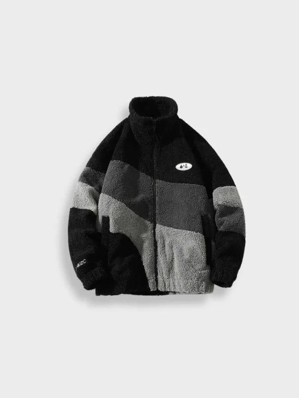 Raven | Retro-Fleece-Jacke
