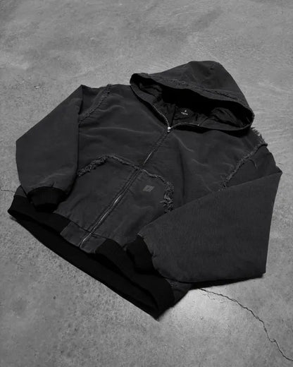 Baron | Vogelscheuche Canva Hoodie met Rits