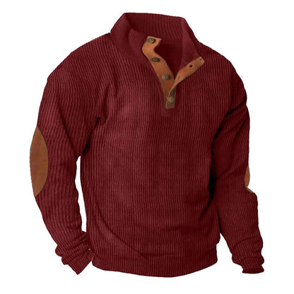 Outdoor-Pullover für Herren | Wetterbeständig, Strapazierfähig