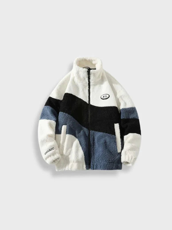Raven | Retro-Fleece-Jacke