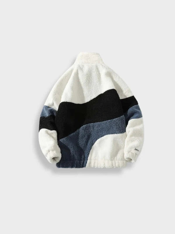 Raven | Retro-Fleece-Jacke